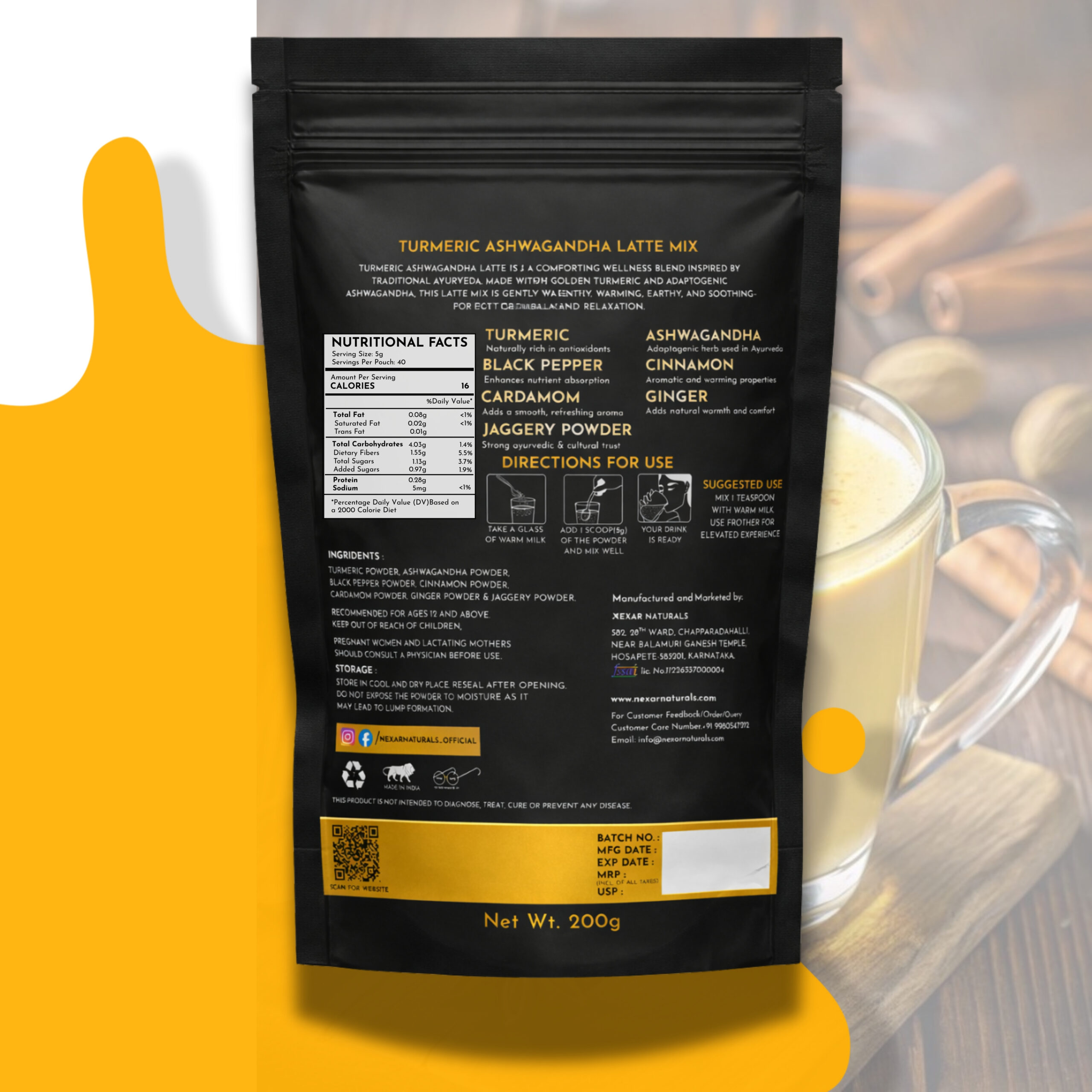 turmeric ashwagandha latte mix turmeric ashwagandha latte mix